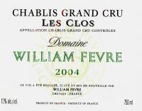 2009 Fevre Chablis Les Clos